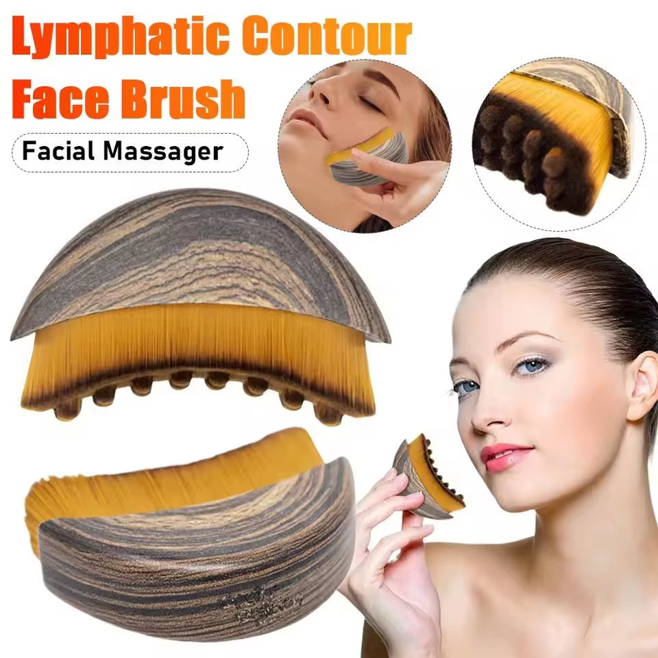 Lymphatic Contour Face Brush – Facial Sculpting & Puffiness